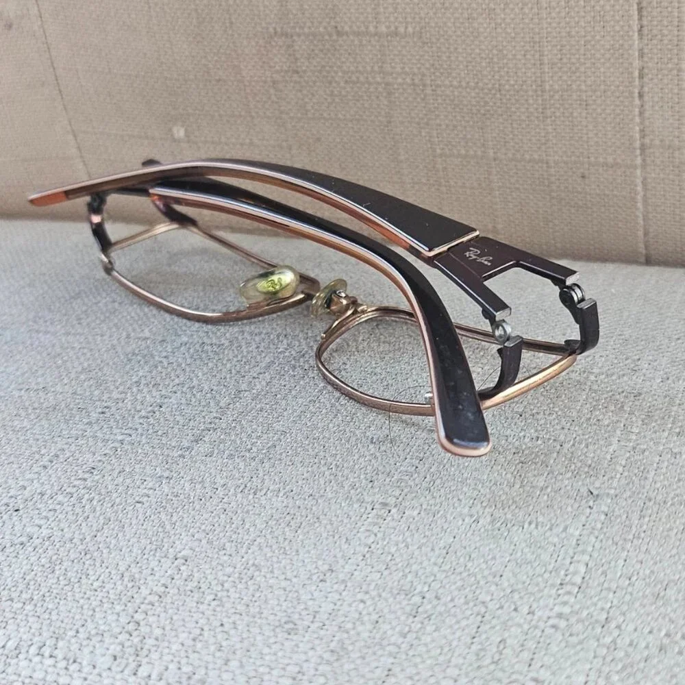Ray-Ban Titanium Kids Eyeglasses Frame Gold Tone RB1021T Glasses Eyewear